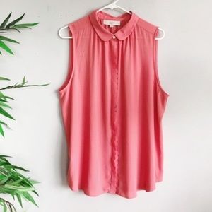 LOFT Coral Blouse